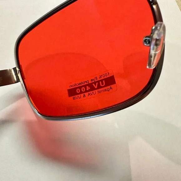Tyler Durden Sunglasses Shades Fight Club NEW Oliver Peoples 523 Brad Pitt Red - Picture 7 of 16